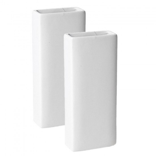 4x stuks Radiator bak luchtbevochtigers / waterverdampers wit 18 x 8 x 4 cm - Luchtbevochters